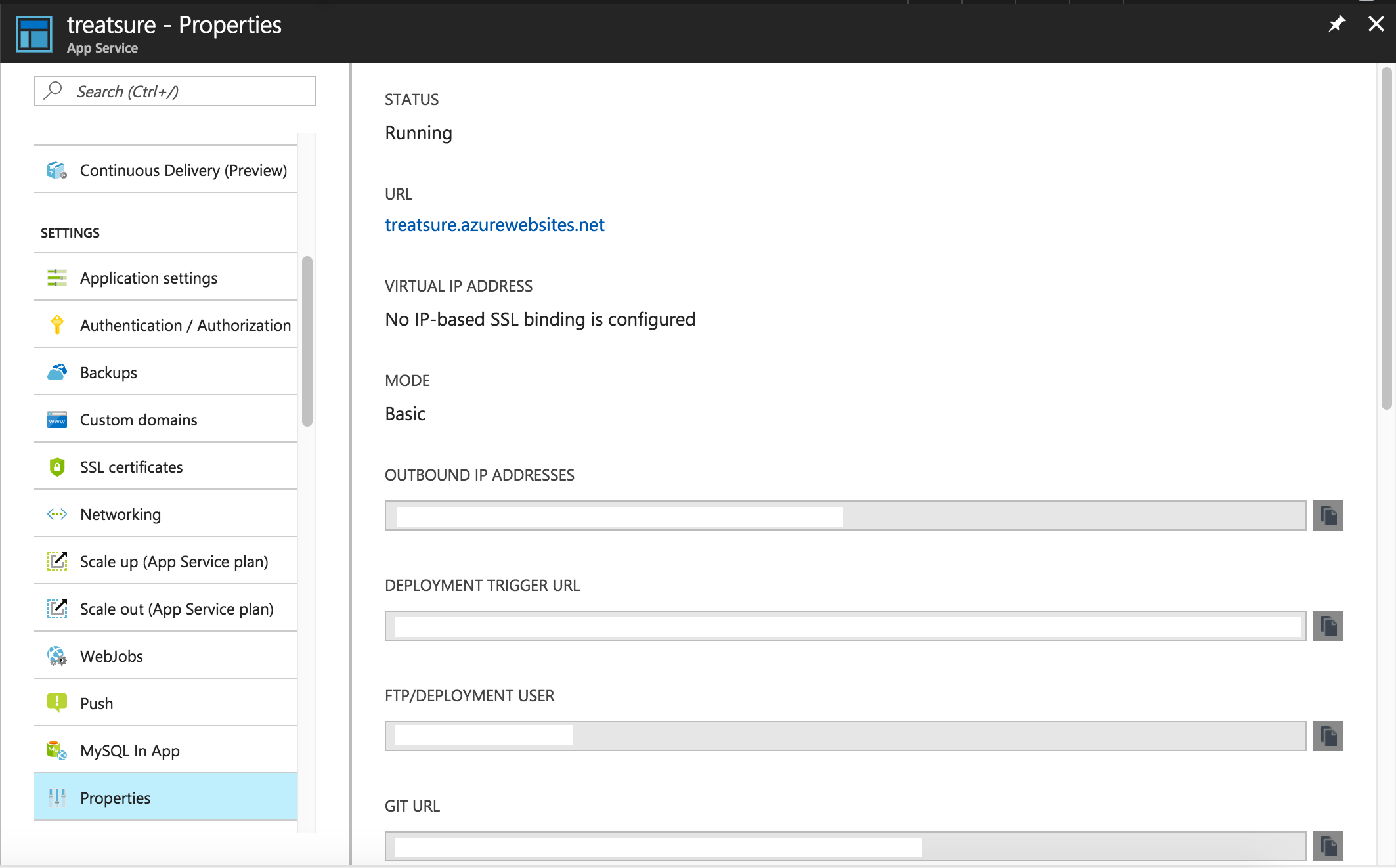 Microsoft Azure - App Service