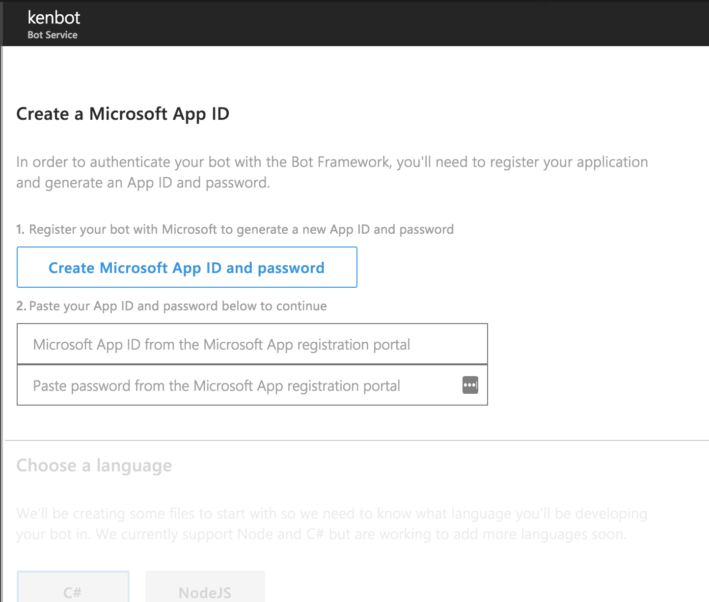 Microsoft Azure - Bot Service