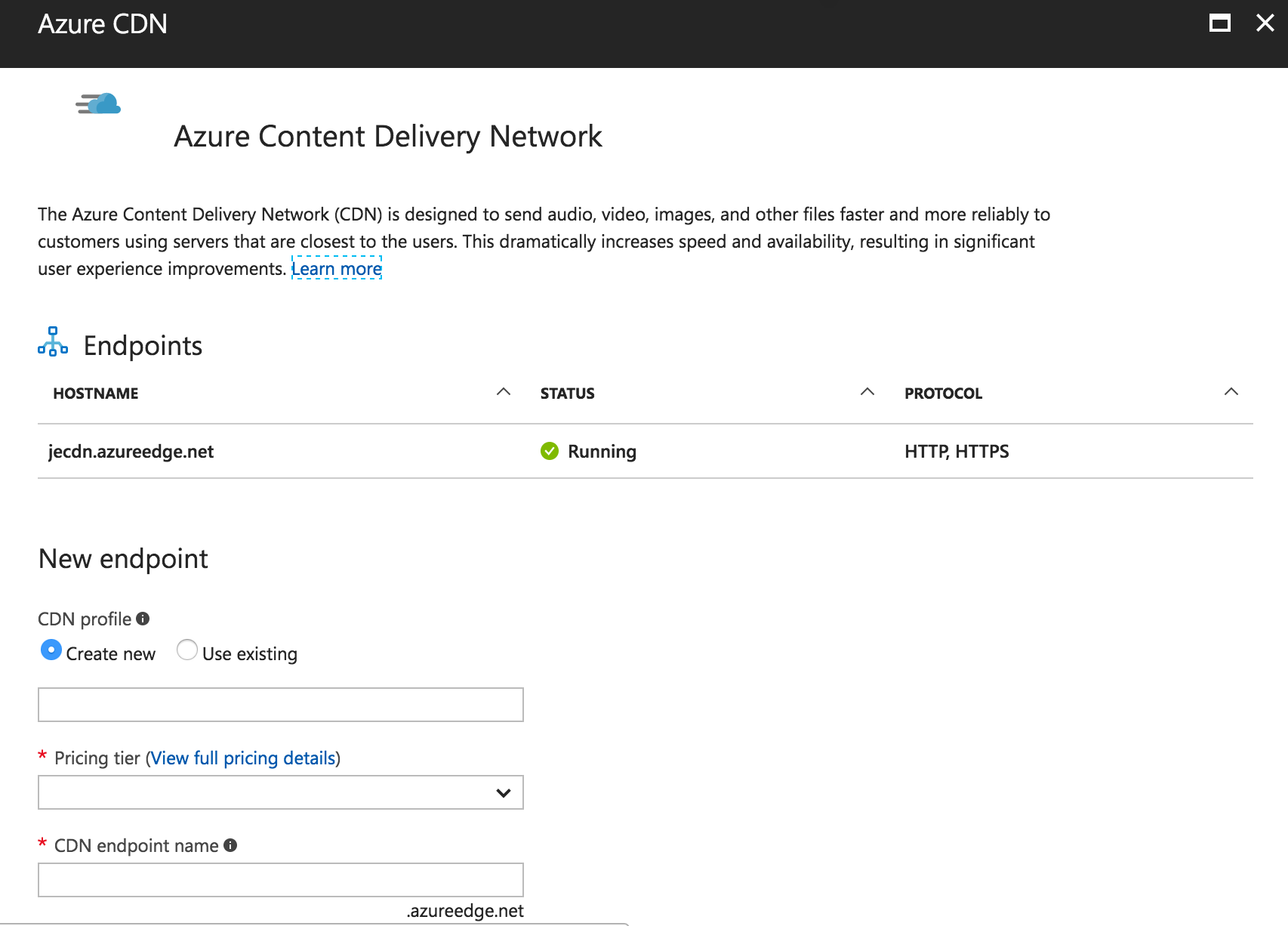 Microsoft Azure - CDN