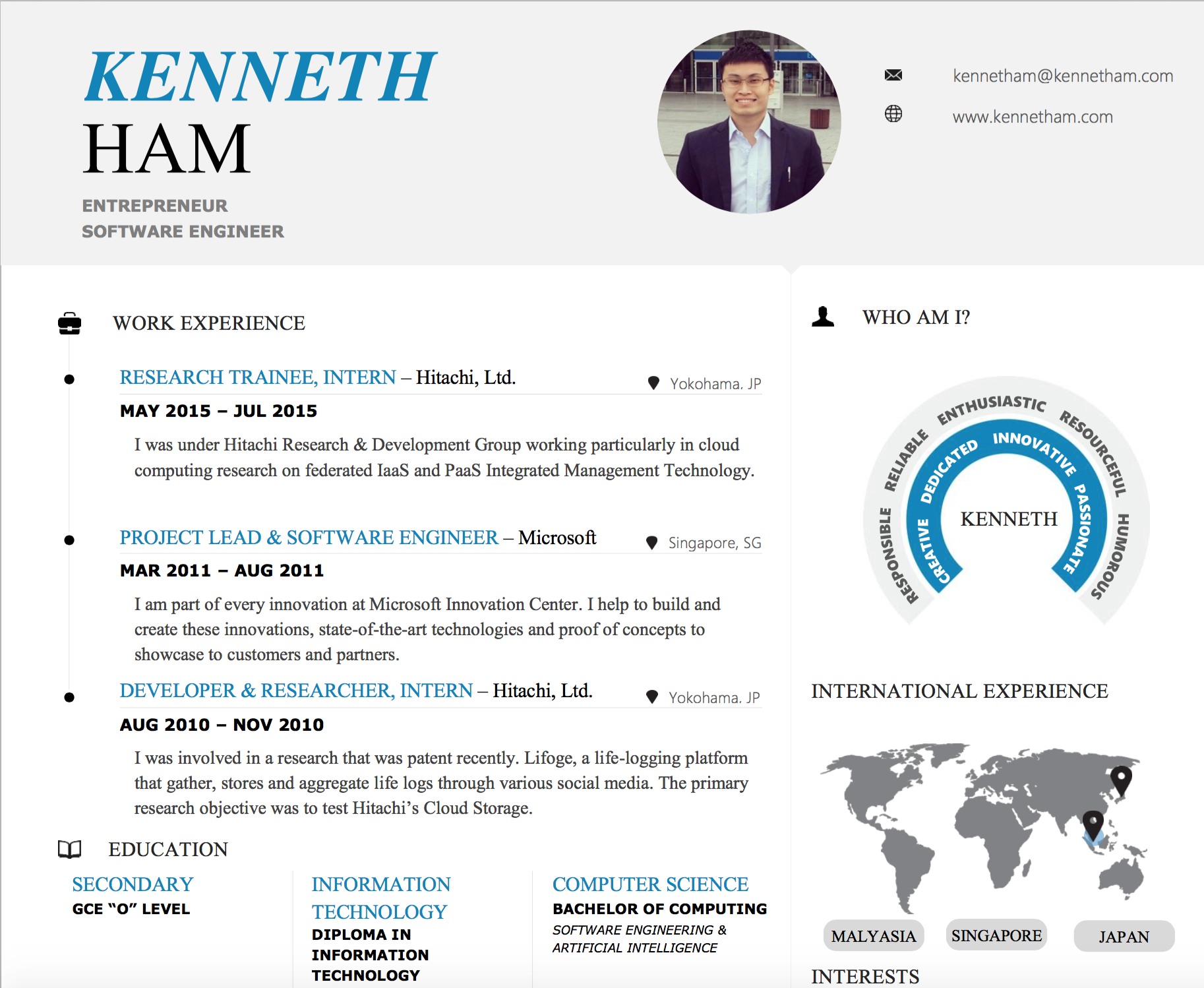 Kenneth's Resume